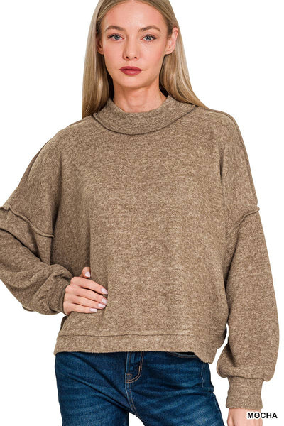 Brushed Melange Hacci Sweater