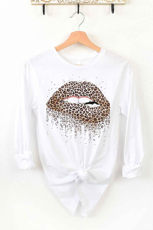 LEOPARD LIPS VALENTINE LONG SLEEVE TEE