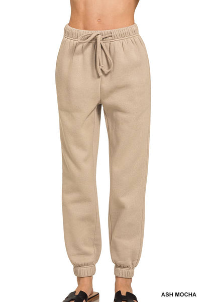 Fleece Jogger Sweatpants With Pockets
