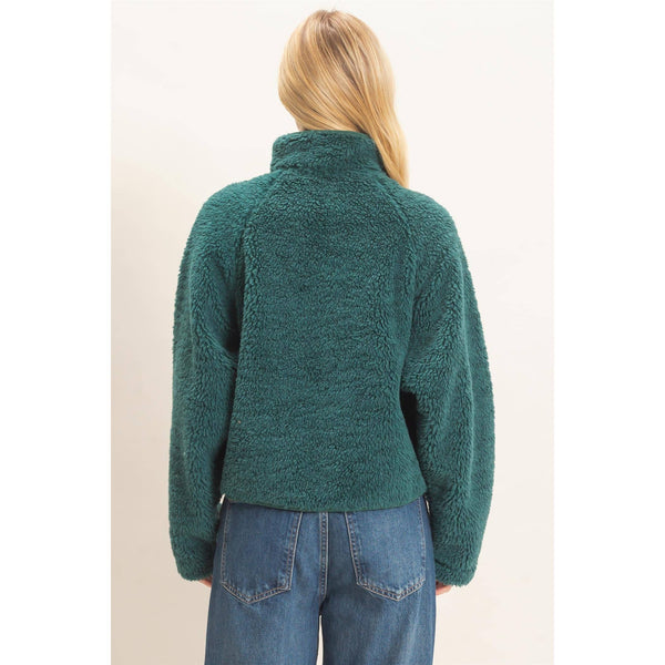 Half-Zip Sherpa Jacket