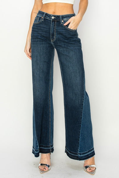 HIGH RISE RELAXED WIDE LEG JEANS