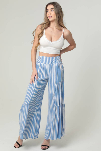 Seabreeze Stripe Wide Leg Pants