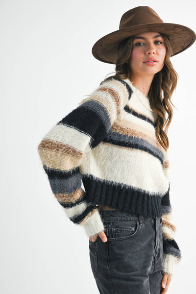 Stripe Cozy Sweater