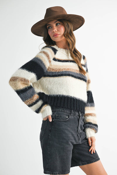 Stripe Cozy Sweater