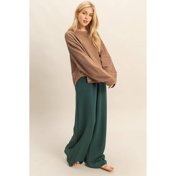 Flowy Knit Drawstring Pants