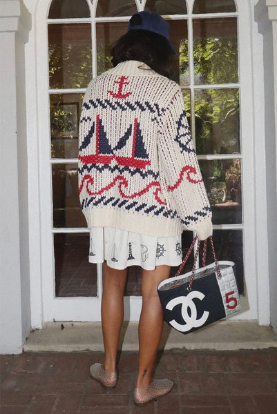 Sailboat Cardigan