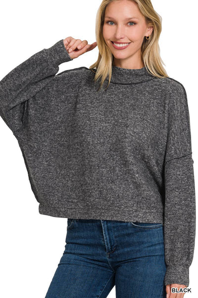Brushed Melange Hacci Sweater