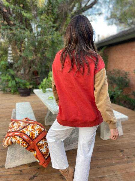 Scottie Two Tone Sweatshirt in Three Colors