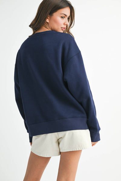 East Coast Graphic Fleece Pullover
