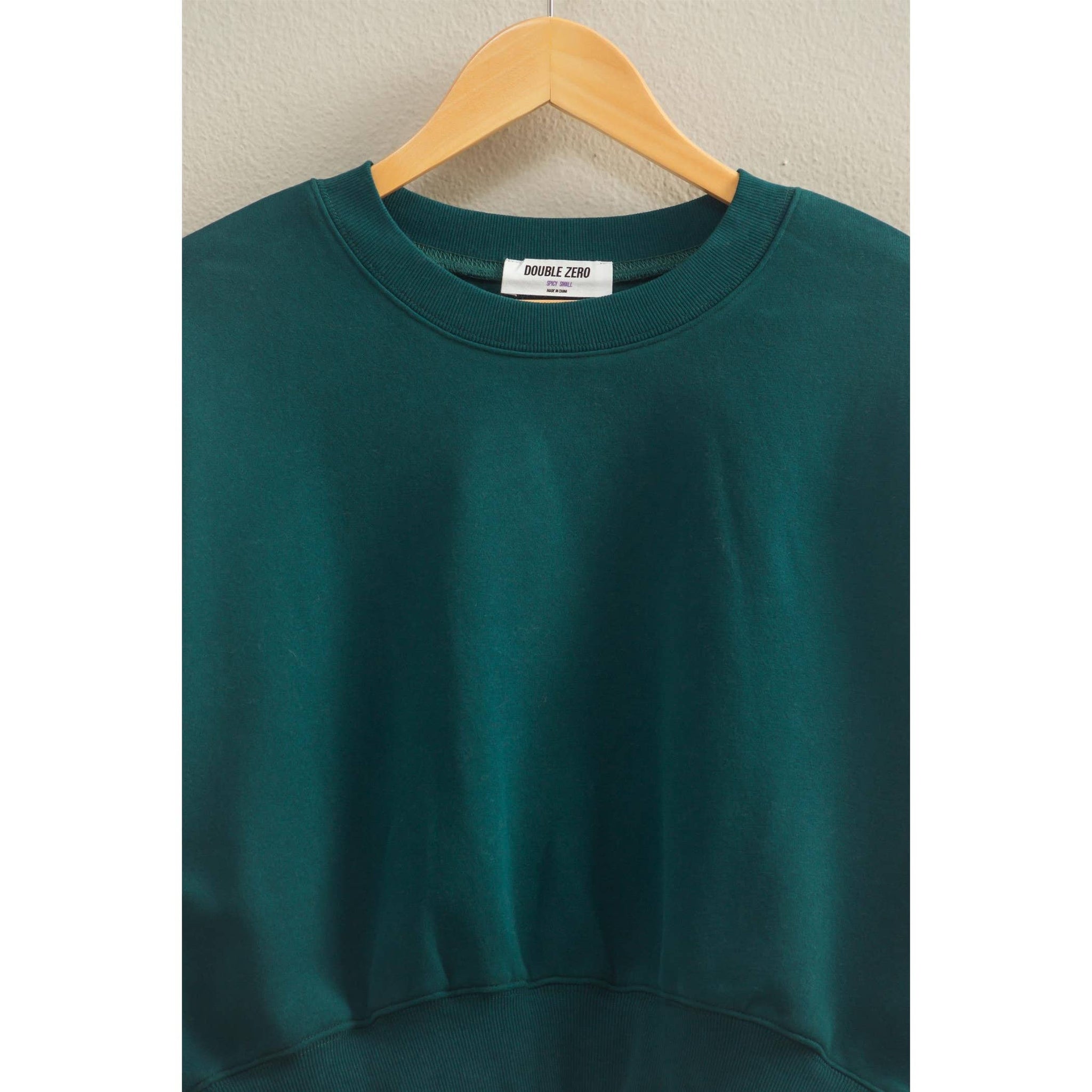 Everyday Long Sleeve Cropped Sweatshirt