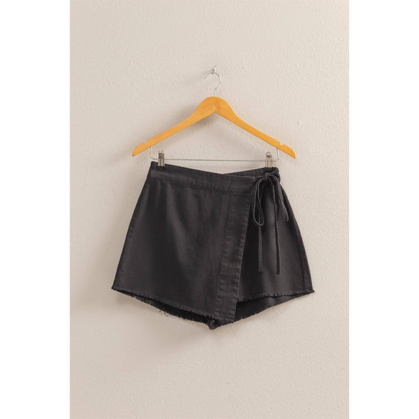 Self-Tie Waist Trendy Skort