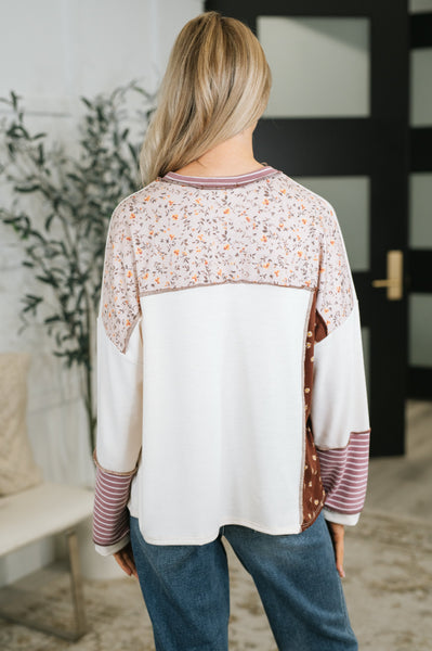 Brick by Brick Color Block Top