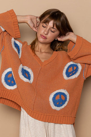 Brick Orange Sweater