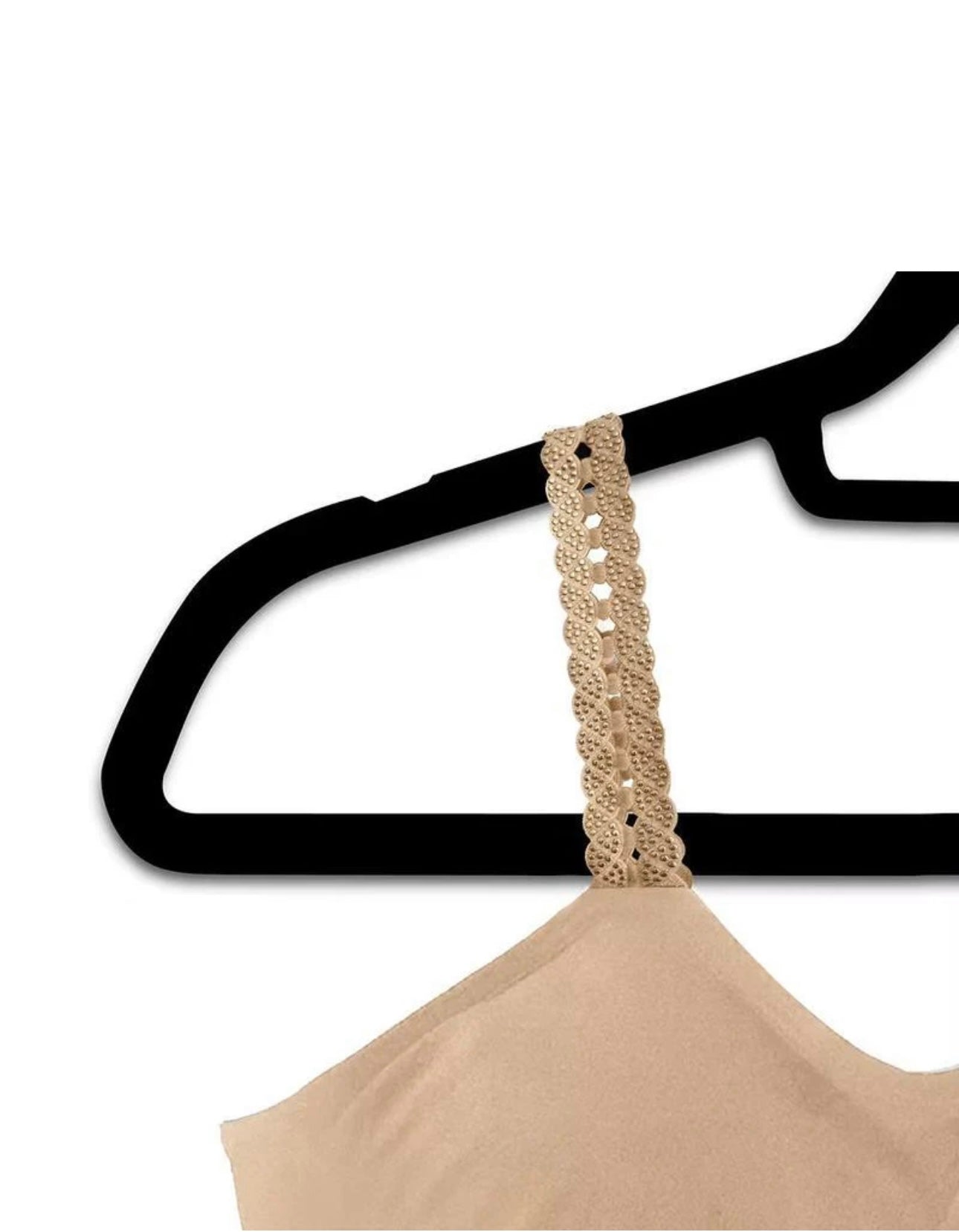 Nude Bra with Loop Gold Studs