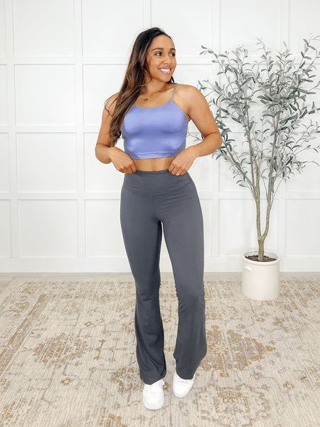 Hot Yoga Tank in Blue Hyacinth