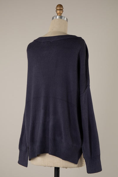 Flag Crochet Knit Sweater Top