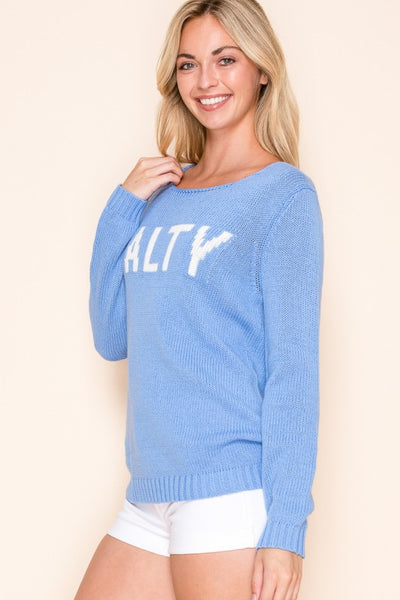 Salty Saying Lightweight Sweater