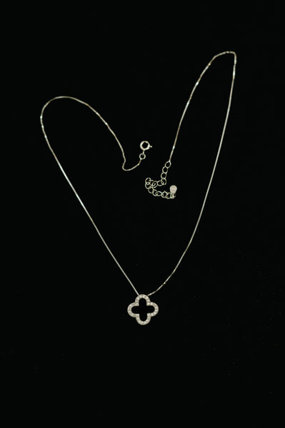 Lucky Girl Syndrome Sterling Silver Pendant Necklace