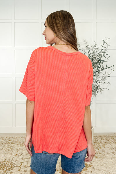 The Go-To Tee in Summer Coral