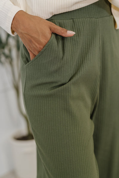 Thyme Culottes in Dusty Pine