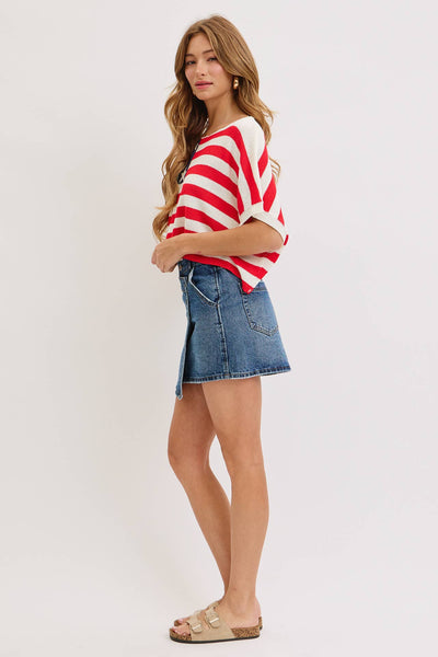STAR & STRIPE  AMERICAN FLAG TOP