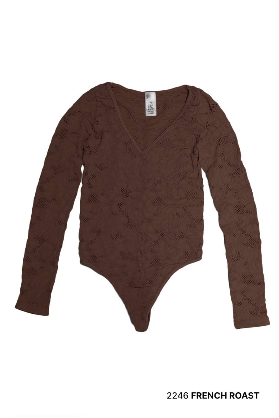 Lace Textured Bodysuit