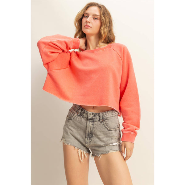 Laid Back Crop Sweatshirt