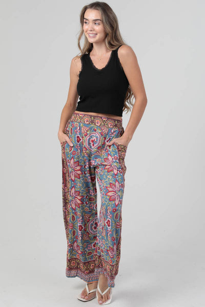 Boho Wide Leg Bottoms