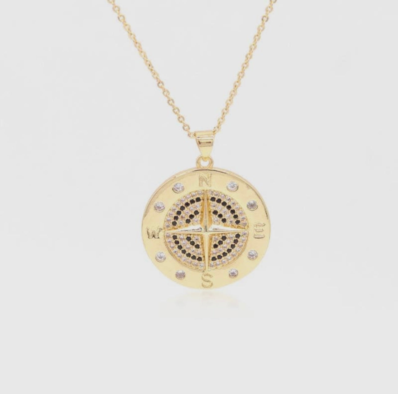 Compass Gold Filled 18K Necklace