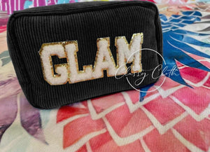 Chenille Glam Makeup Bag