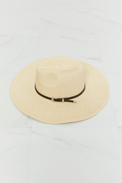 Fame Boho Summer Straw Fedora Hat