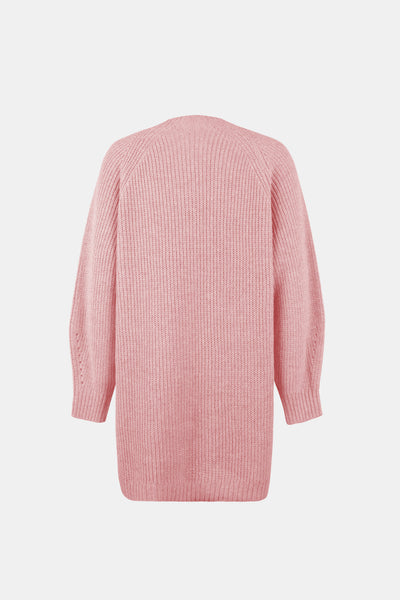 Lace-Up Mini Sweater Dress