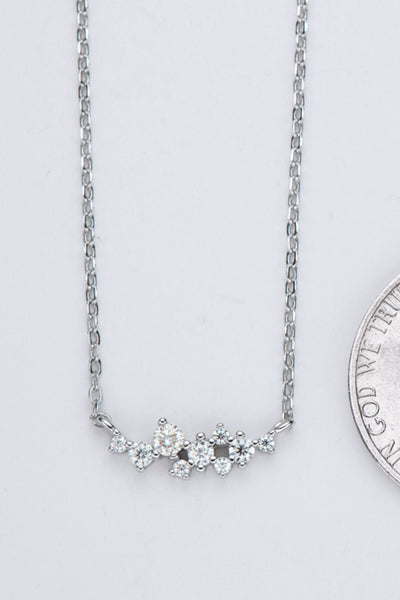 Get A Move On Moissanite Pendant Chain Necklace